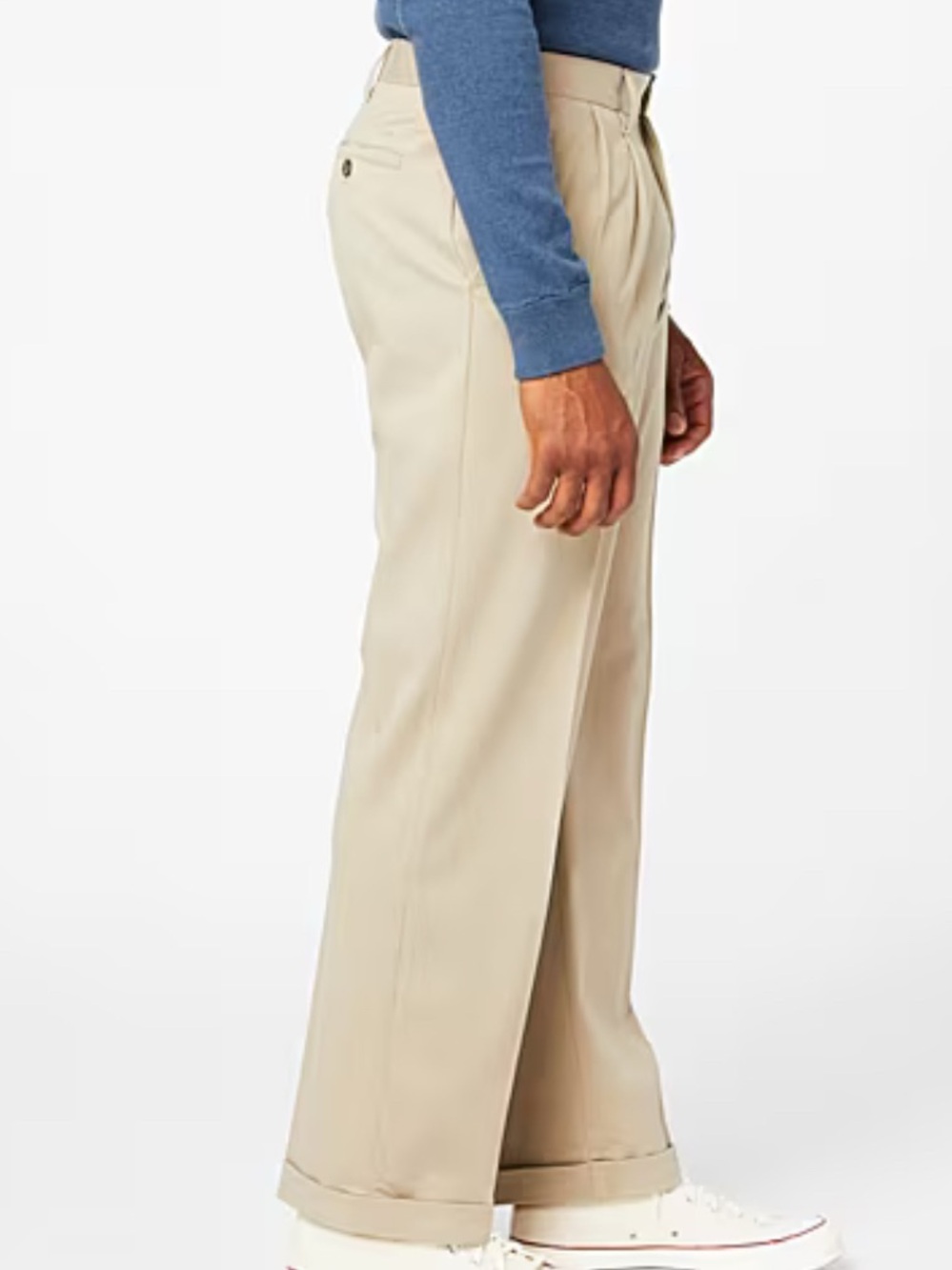 Brooks Brothers Chino Pleated Pants Cotton Men’s 35x30